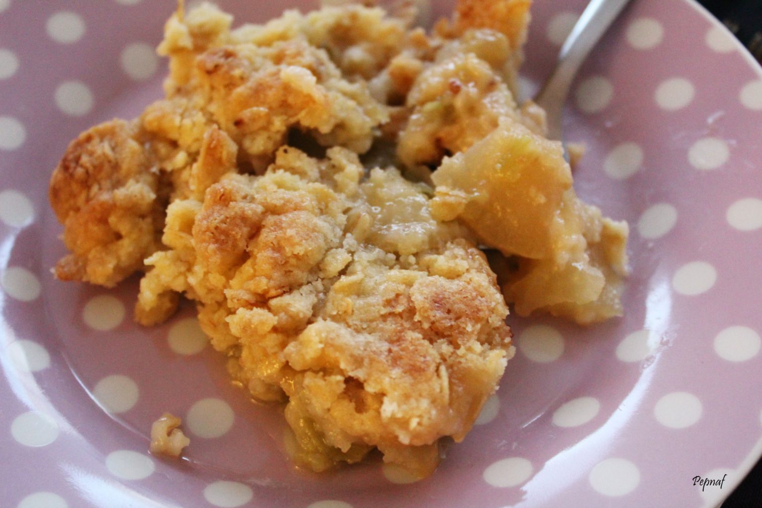 Recette De Crumble Pommes Rhubarbe - Pepnaf