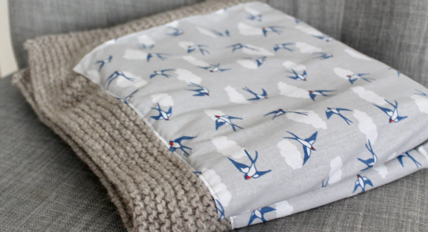 Couverture pour bébé en tricot, couverture douce et